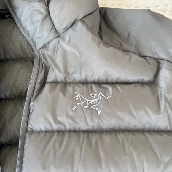 ARCTERYX THORIUM 750 DOWN JACKET RETAIL $600 MENS XXL EXCELLENT CONDITION SILVER - Picture 8 of 12